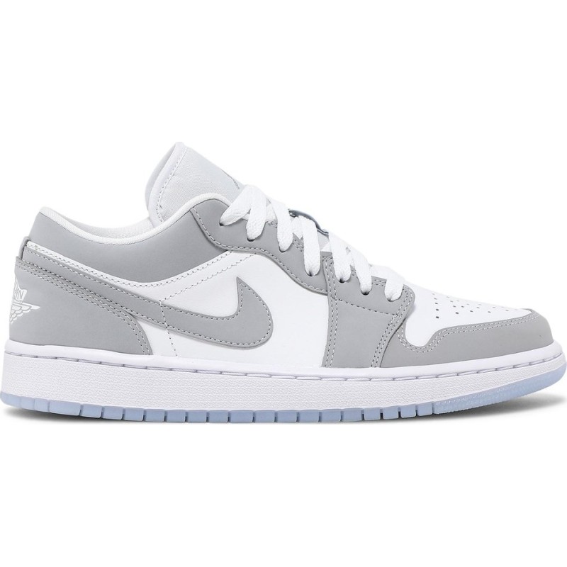  Air Jordan 1 Low 'White Wolf Grey'