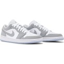  Air Jordan 1 Low 'White Wolf Grey'