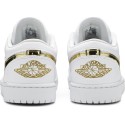 Air Jordan 1 Retro Low 'White Metallic Gold' 
